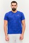Men Sportswear Fit Short Sleeve Outdoor T-Shirt, Dark Blue