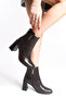 İnci̇ Women's Buckle Heeled Boots A006-K1031 - 7