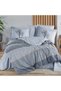 Tanya Indigo - Poplin Double Duvet Cover Set