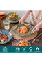 Simi 12-Piece Crockery Set, Porcelain Dinner Service for 4 People, with Dinner Plates, Dess - 3