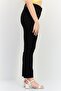 Women Slim Fit Washed Straight Leg Jeans, Black - 2