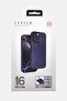 iPhone 16 Pro Max Livia Silicone Protective Case With Camera Ring Stand, Dark Blue - 2