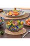 Simi 12-Piece Crockery Set, Porcelain Dinner Service for 4 People, with Dinner Plates, Dess - 7