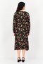 Women Floral Print Midi Dress, Multicolor - 4
