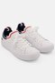 Women LA Piquee Lace up Closure Sport Shoes, White