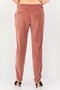 Women Cigarette Fit Solid Straight Leg Pants, Old Rose - 4