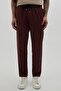 Men's Regular Fit Elastic Waist Lace-Up Jogger Tile Pants Relaxed Fit with Side Pockets
