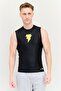 Men Sportswear Fit Sleeveless Training Vest, Black