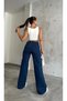 Ocean'S//New Season//High Waist//Stretchy//Women's Palazzo Jeans - 3