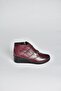 V324501903 Burgundy Genuine Leather Velcro Women's Boots - 4