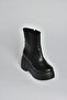 V965305009 Black Wedge Sole Women's Boots - 4