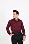 Classic Men's Slim Fit Solid Color Breathable Lycra Fabric Shirt Collar Shirt - 5