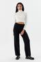 Buy Rope Lace-Up Knitwear Trousers Black - 4