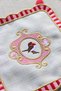 Love Birds Compatible Presentation Set of 6 Cocktail Napkins Coffee Side Linen Embroidered Coasters - 4