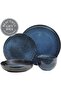 Matisse 16 Piece Double Bowl Dinnerware Set, Cobalt Blue - 4