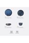 Matisse 16 Piece Double Bowl Dinnerware Set, Cobalt Blue - 2