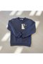 Sweatshirt (100% Cotton) 4-12 Years Old Pale Navy Blue - 3
