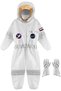 Astronaut Costume 482 for Girls – Space Suit Halloween Dress Up & Cosplay Outfit Ages 4–5 - 2