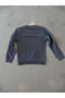 Sweatshirt (100% Cotton) 4-12 Years Old Pale Navy Blue - 4