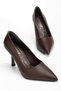 Parhis Brown Women's High Heel Shoes Stiletto - 4