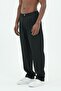 2Xs-10Xl Comfortable Fit Fake Button Wide Leg Pleated Black Pants - 8