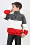Boys' Fleece Zip-Up Stylish Sweatshirt & Sweater with Elastic Waist and Stripes