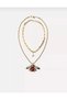 Gold Bee Figured Chain Necklace - 3