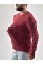 Burgundy knitwear men's sweatshirt coc1025 - 6