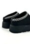 Migo Black Plush Winter Women's Slippers - 6