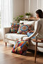 Tapestry Woven 3-Piece Throw Pillow Cover Set - 5
