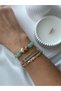 Green Porcelain Flower Beads Agate Quartz Natural Stone Women Bracelet Adjustable - 3