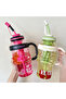Water Bottle with Straw and Strainer Detox Water Bottle Pp+Pc and Bpa Free - 3