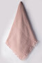 100% Cotton with Tassel Edges 4 Layers 230 Grams 115 X100 cm Multi-Purpose Muslin Baby Blanket - 2