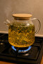 Heat Resistant Glass Teapot with Bamboo Lid – 1200 ml Herbal Tea and Coffee Teapot - 3
