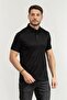 Men's Polo Neck T-Shirt Black - 2