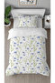 Strawberries Soft Design Patterned Digital Design Printed Stylish Single Duvet Cover Set Without Sheets