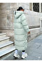 Hooded Long Puffer Coat - 2