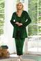 Velvet Patterned Winter Robe with Rope Straps Pajama Set 3-Piece Set - Brand, Stylish and Elegant Dowry Gift