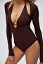 Britney Bodysuit - Brown - 4