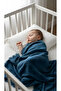 100% Cotton with Tassel Edges 4 Layers 230 Grams 115 X100 cm Multi-Purpose Muslin Baby Blanket