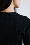 V-Neck Black Knitwear Cardigan - 7