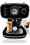 ME-ECM2019 Espresso Coffee Machine - 20 Bar, 1.2L, Double Heating System, Black with Dual Stainless Ste