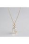 Minimal Women's Necklace – Star and Stone Detail on Gold Chain - 5