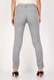 Women Cigarette Fit Textured Straight Leg Pants, Multicolor - 3