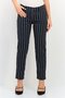 Women Regular Fit Stripe Straight Leg Pants, Multicolor