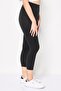 Women Dri Fit 3/4 Training Leggings, Black - 3