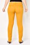 Women Regular Fit Solid Chino Pants, Mustard - 4