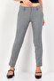 Women Cigarette Fit Heather Dress Pants, Grey