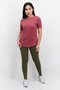 Women Sport Fit Training Top, Purple - 4