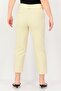 Women Cigarette Fit Diamond Pattern Straight Leg Pants, Multicolor - 3